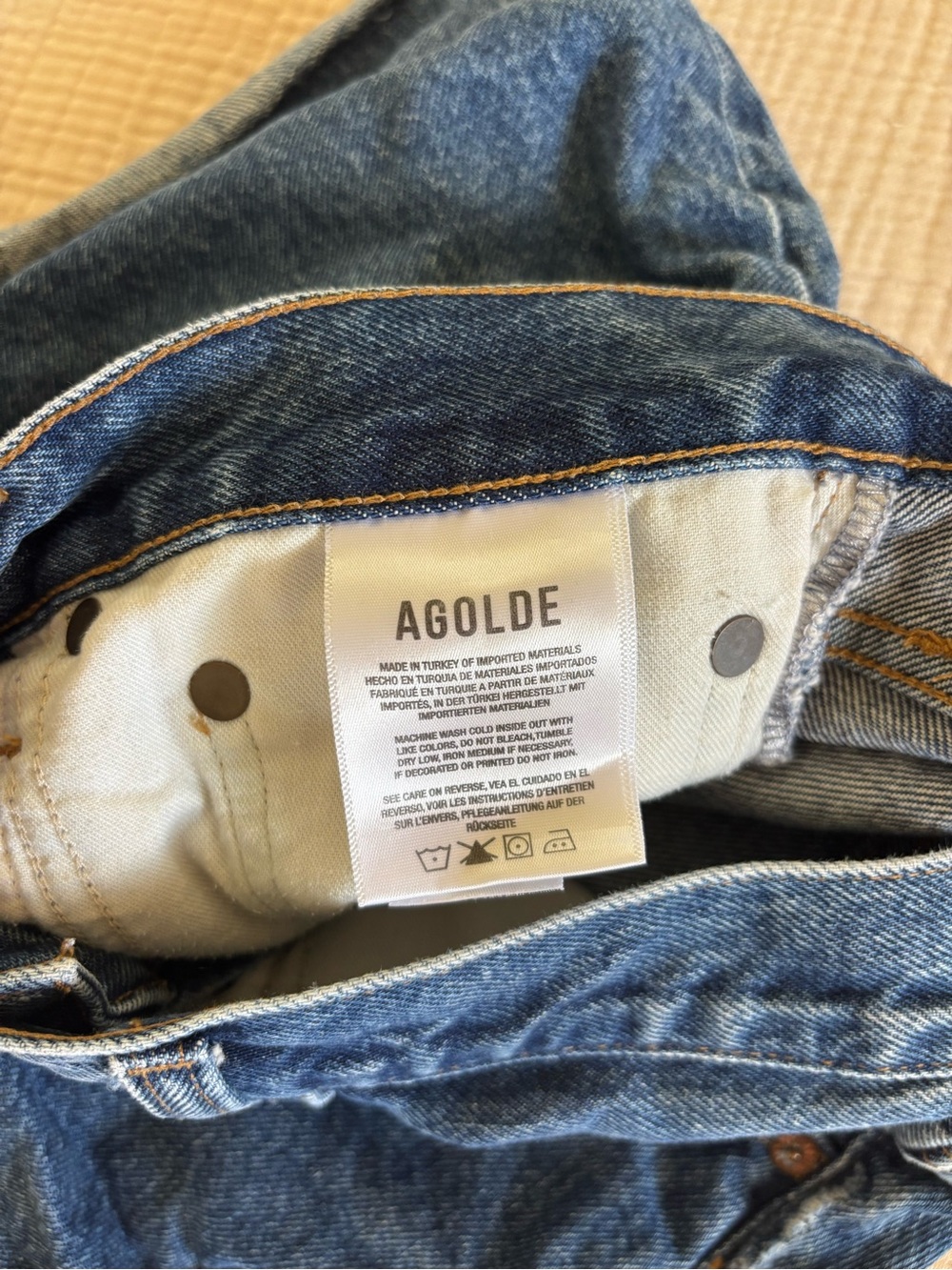 Agolde Parker Long Shorts - Picture 4 of 9